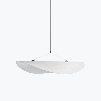 Lune Pendant - Dupont Paper - White/Black