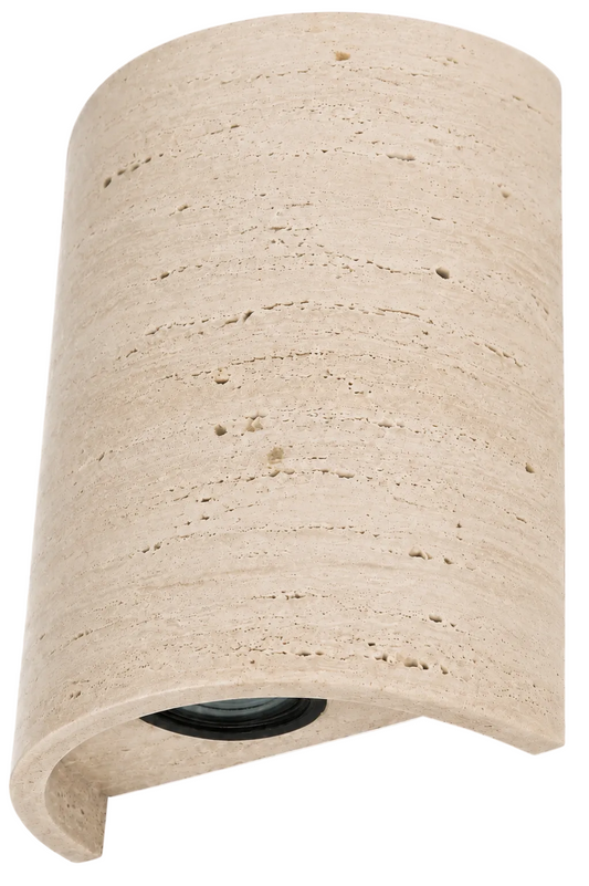 Tivano Light Up/Down Wall Sconce in Travertine (Indoor & Outdoor)