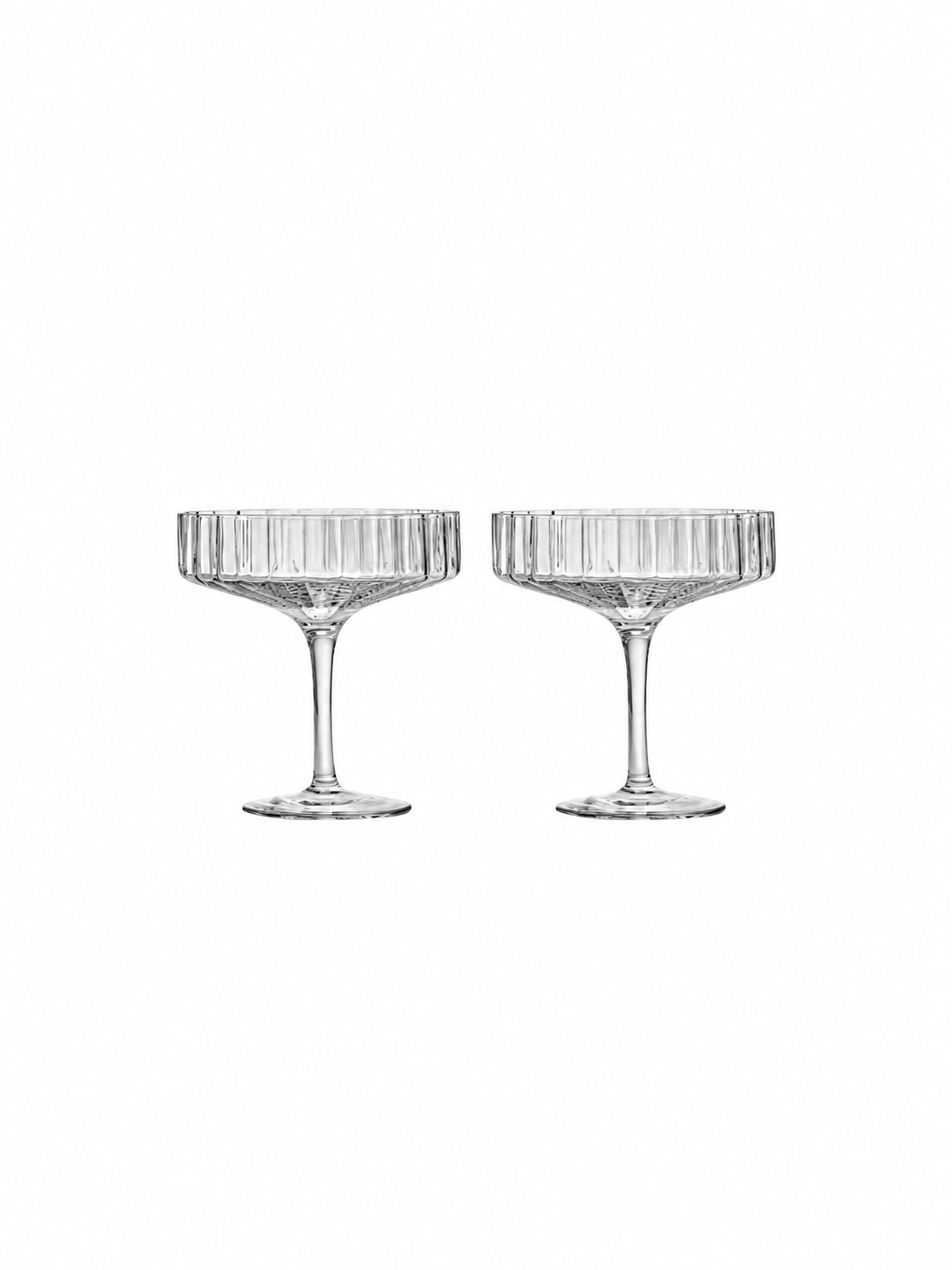 Reflect Champagne Saucer Glasses (Set Of 2)
