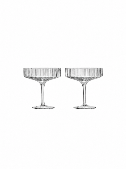 Reflect Champagne Saucer Glasses (Set Of 2)