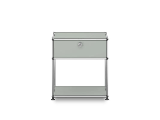 Block Night Stand - Version 1 Light Grey (Lead Time: 8-12 Weeks)