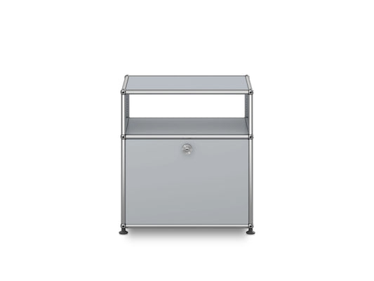 Block Night Stand - Version 2 Matte Silver (Lead Time: 8-12 Weeks)