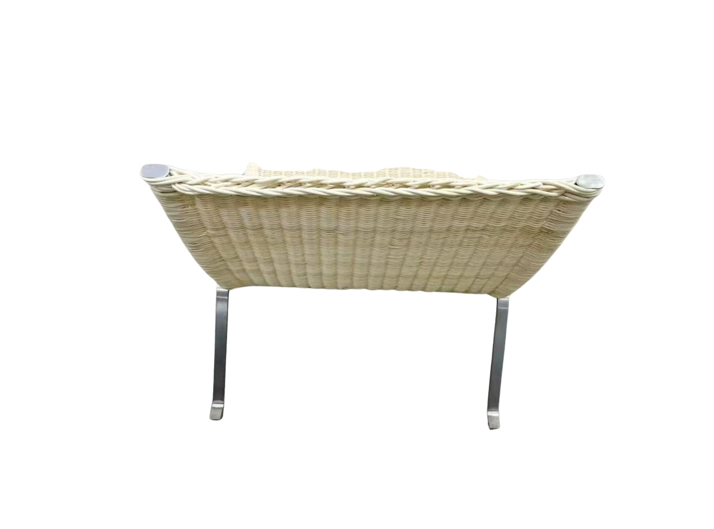 Enzo Lounge Chair - Wicker - Steel Frame