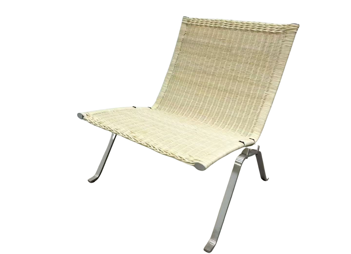 Enzo Lounge Chair - Wicker - Steel Frame