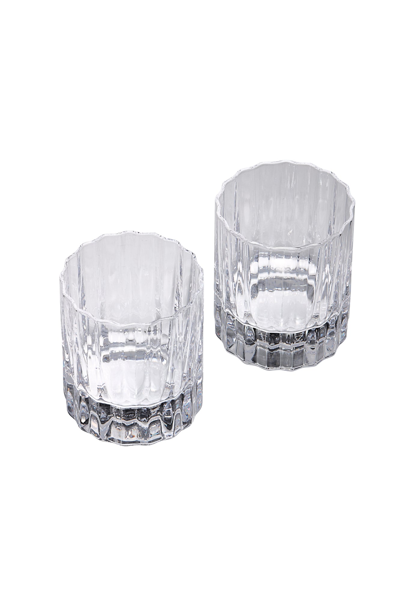Reflect Crystal Whiskey Tumbler Glasses (Set Of 2)