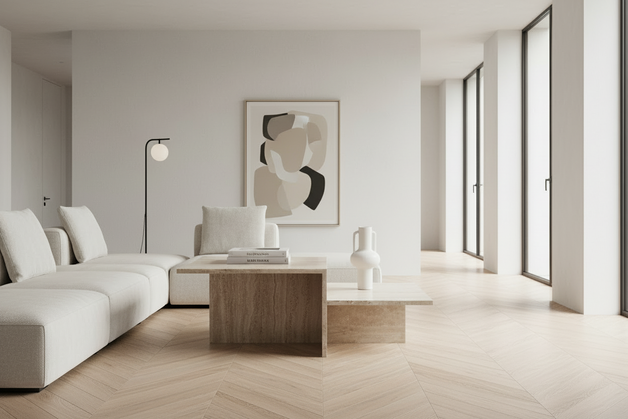 Ginza Coffee Table - Travertine