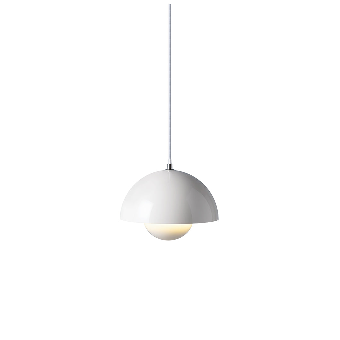 Fiore Pendant - 23cm White (Glossy Finish)