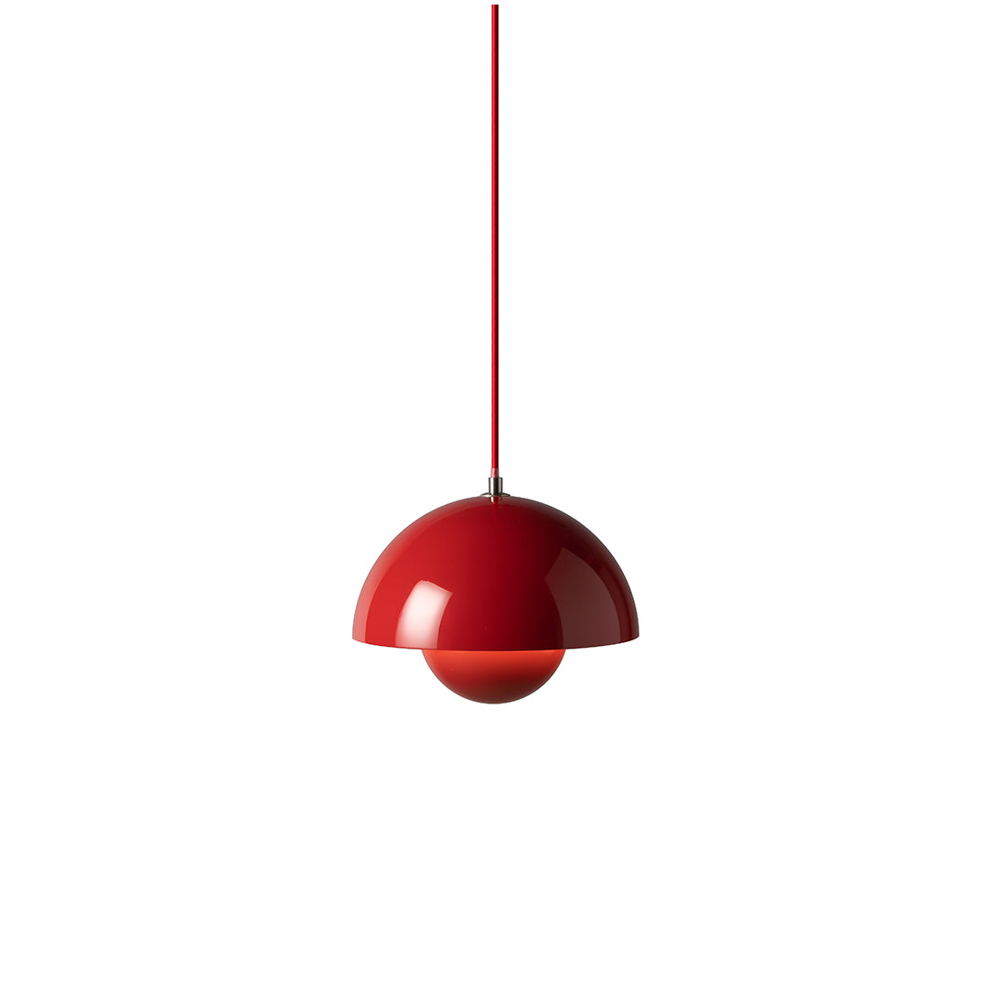 Fiore Pendant - 23cm Vermillion Red