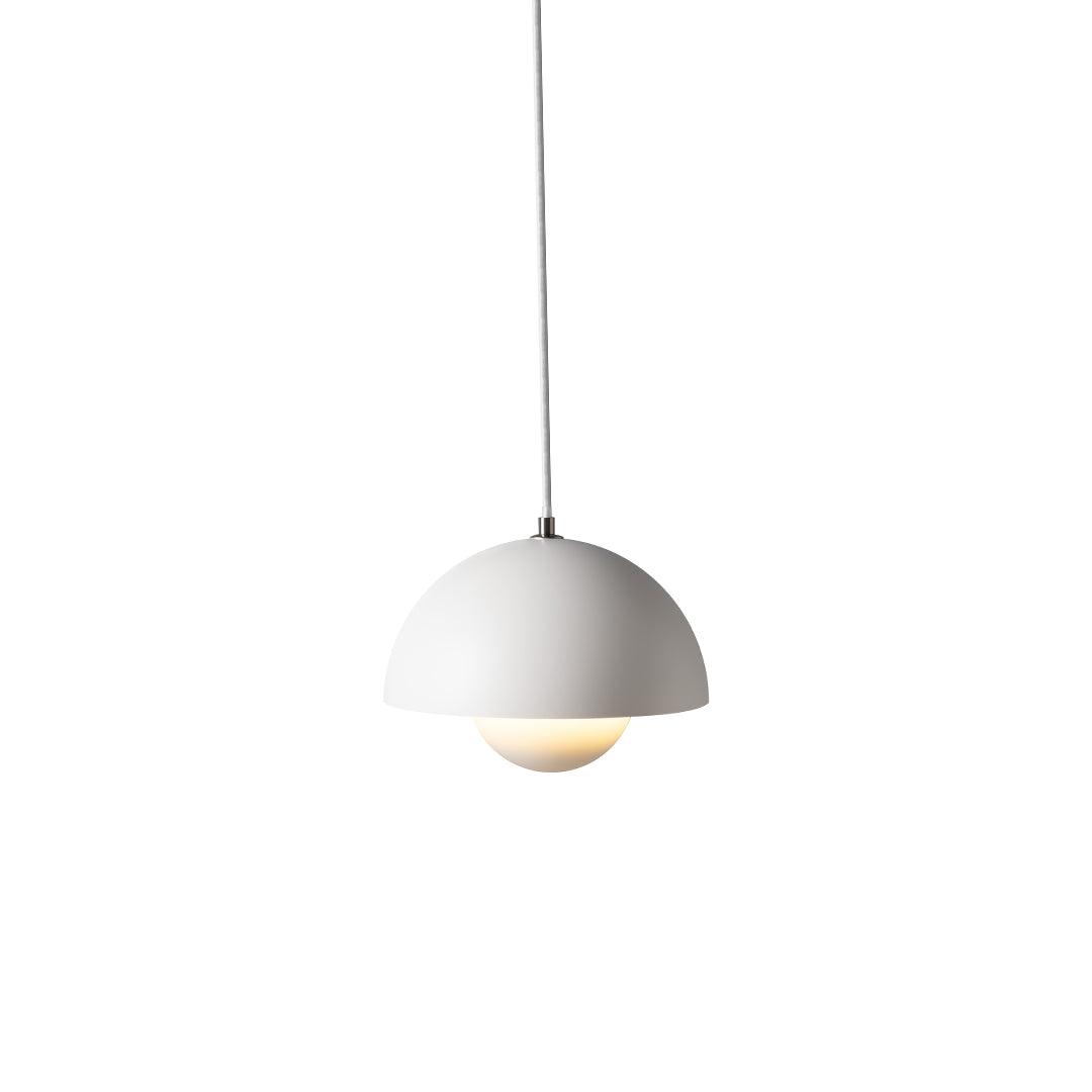 Fiore Pendant - 23cm Matt White