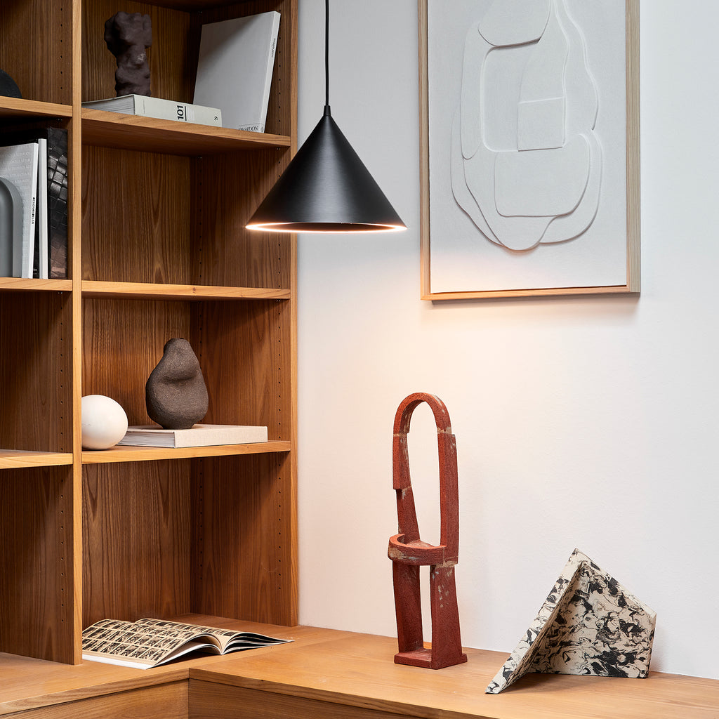 Cone Pendant Lamp - Black