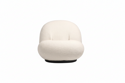 Lune Lounge Chair - Ivory Boucle