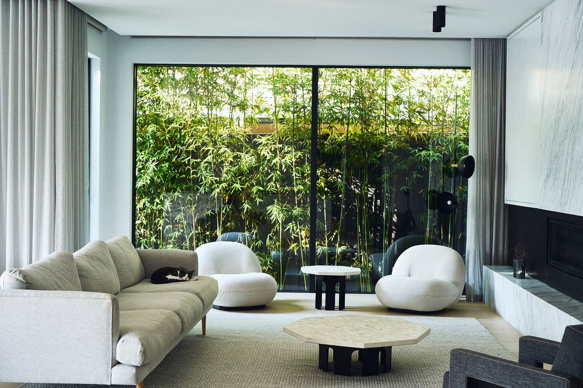 Lune Lounge Chair - Ivory Boucle