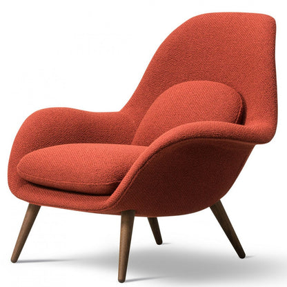 Scolpito Lounge Chair - Wood Base