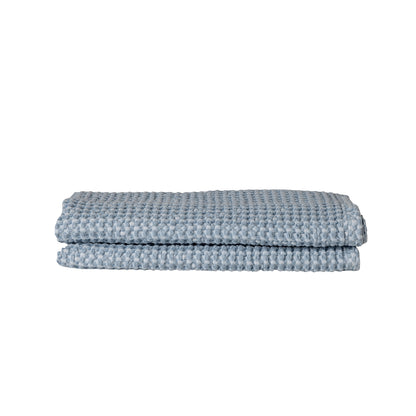 MODERNISM Waffle Bath Towel - 100% cotton - 70 x 140 Swim Blue