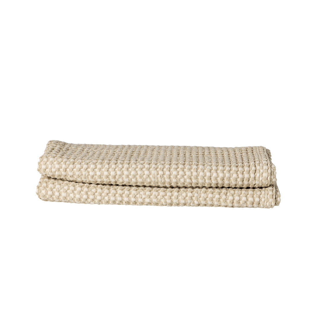 MODERNISM Waffle Bath Towel - 100% cotton - 70 x 140 Beige