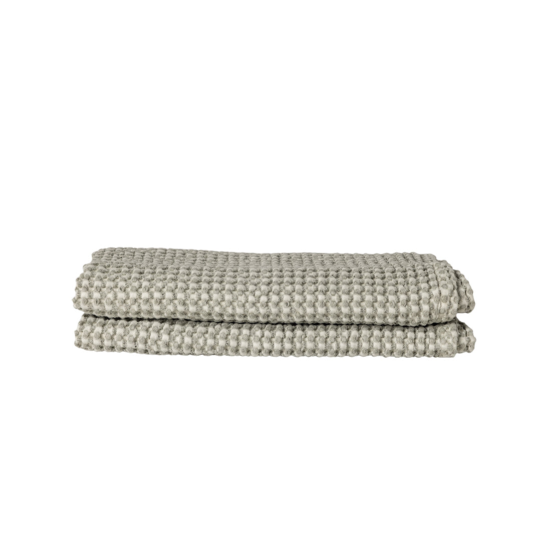 MODERNISM Waffle Bath Towel - 100% cotton - 70 x 140 Grey