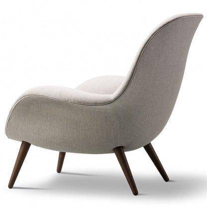 Scolpito Lounge Chair - Wood Base