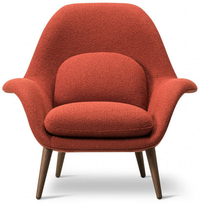 Scolpito Lounge Chair - Wood Base