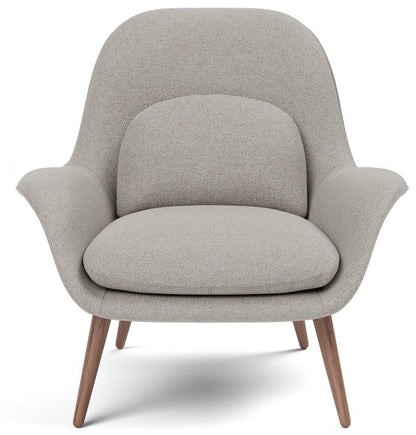 Scolpito Lounge Chair - Wood Base