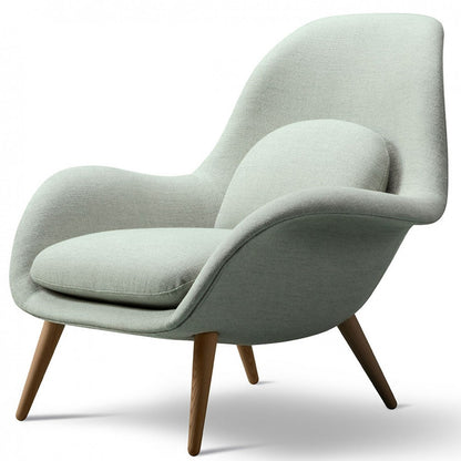 Scolpito Lounge Chair - Wood Base