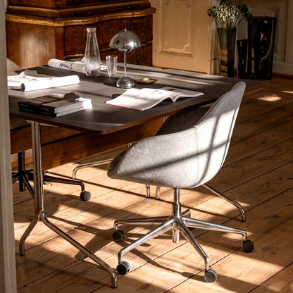 Jesko Armchair - Swivel Base With Castors