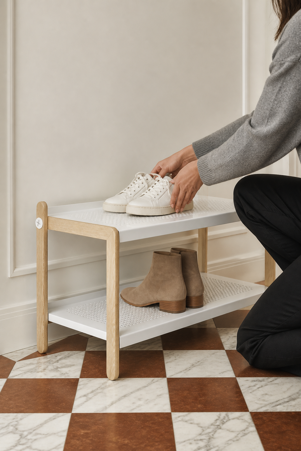 The Nordic Valet - Shoe Rack Small