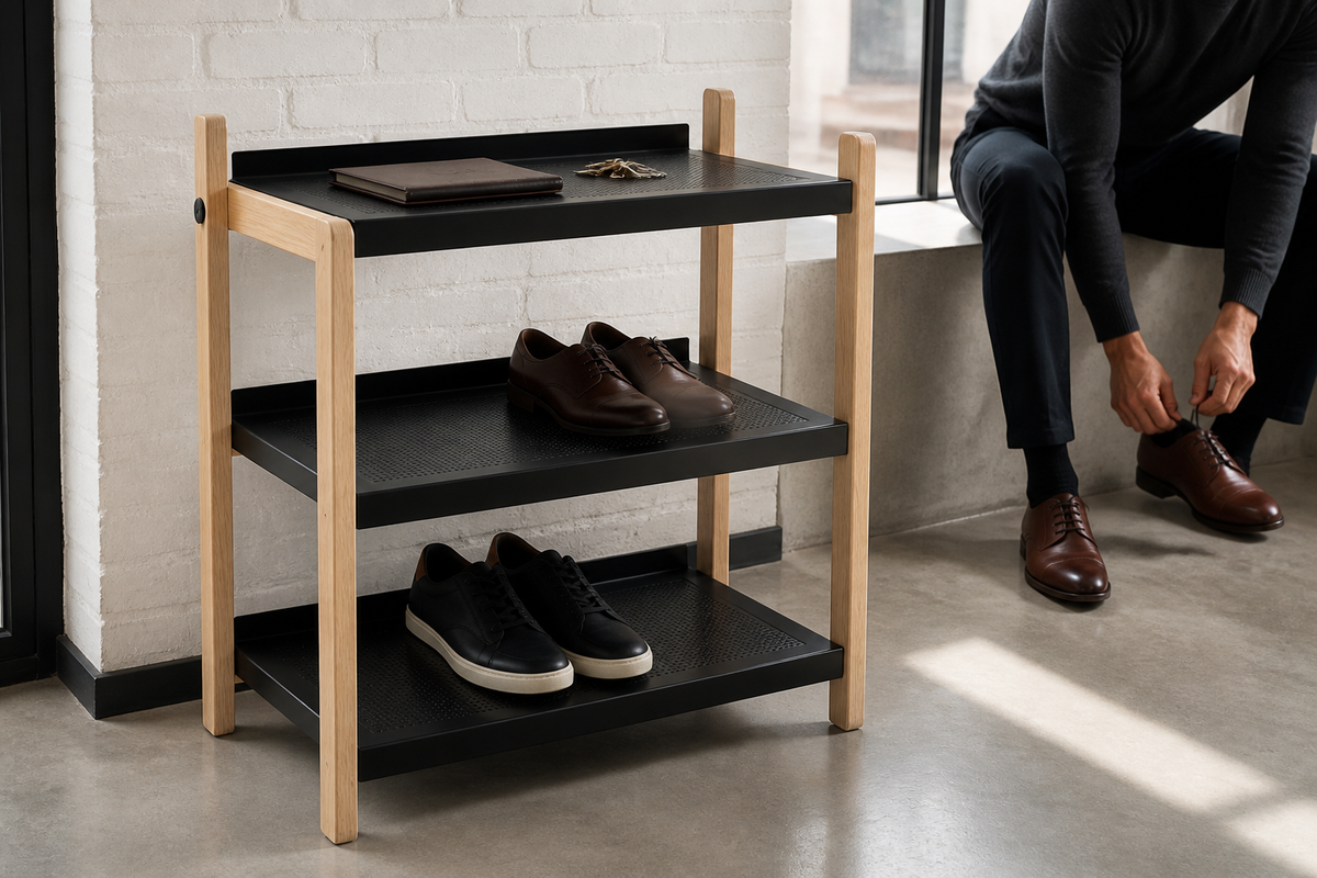 The Nordic Valet - Shoe Rack Large