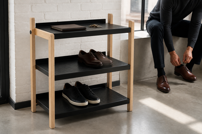 The Nordic Valet - Shoe Rack Large