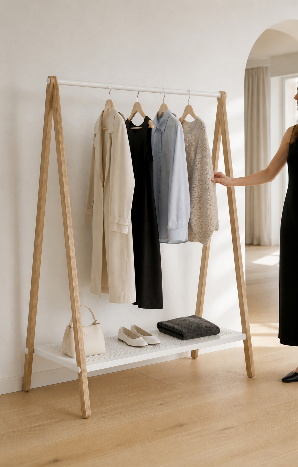 The Nordic Valet - Clothes Rack Small