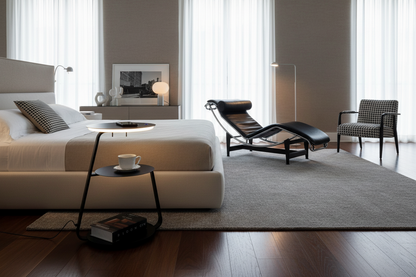 Artus Wireless Charging 3 Tier Smart Side Table - Blackened Steel