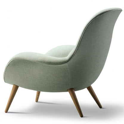 Scolpito Lounge Chair - Wood Base