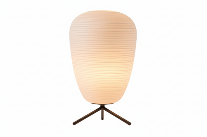 Kami 1 Lantern Table Lamp - Satin Glass