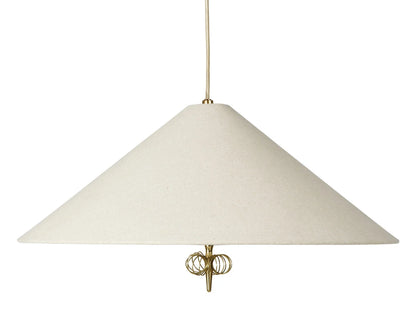 Conical Pendant - Linen - 62cm