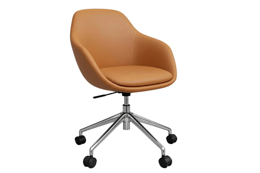 Jesko Armchair - Swivel Base With Castors