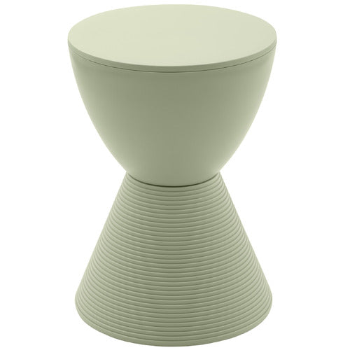 Hourglass Stool - Low Pale Olive (Preorder, please enquire on current lead time).