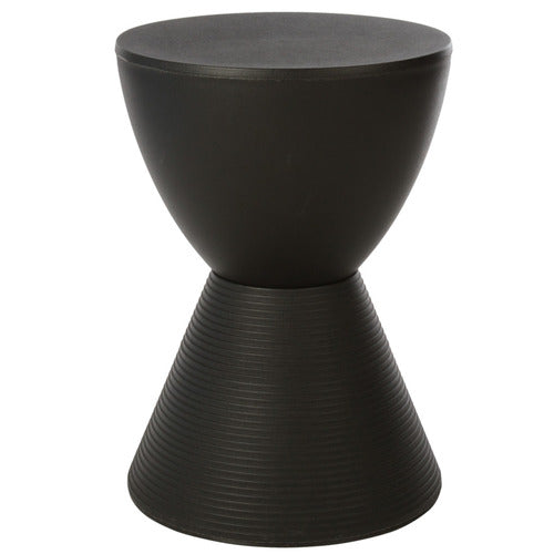 Hourglass Stool - Low Black (Preorder, please enquire on current lead time).