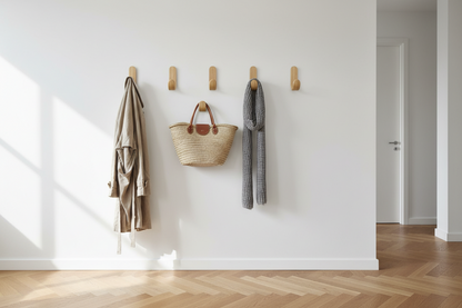 Curve Wall Hook - Ash Wood