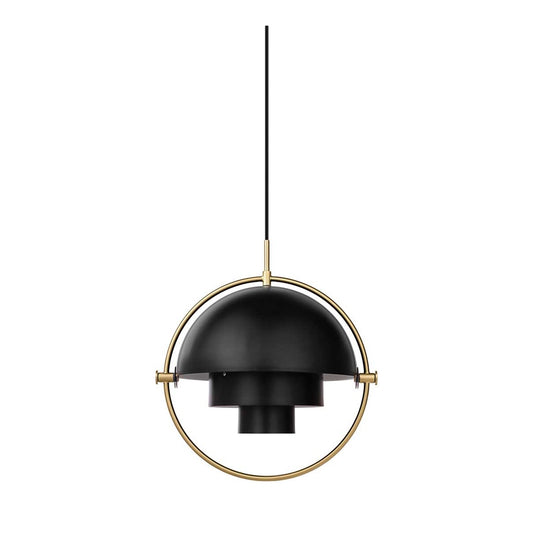 Multi Lite Pendant - Black/Brass - Premium Reproduction