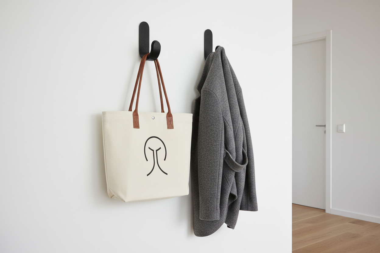 Curve Wall Hook - Ash Wood