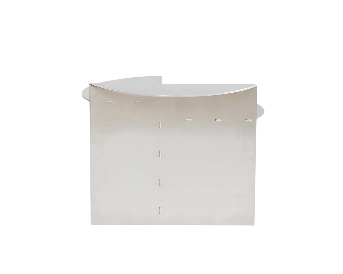 The Join Round Side Table - Aluminum