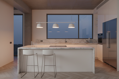 Horizon Rail Pendant - White