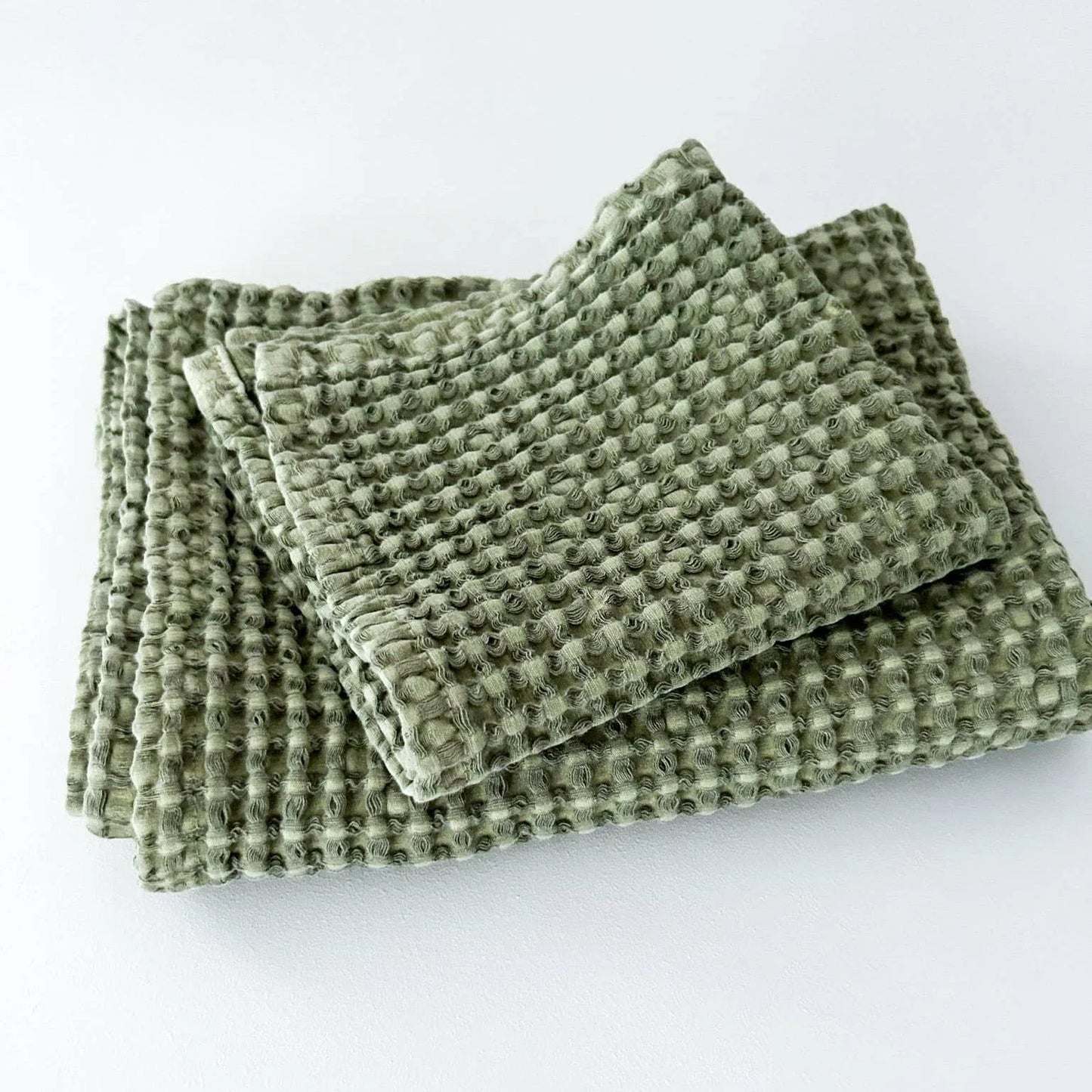 MODERNISM Waffle Hand Towel Set Of 2 - 100% cotton - 70 x 50 cm