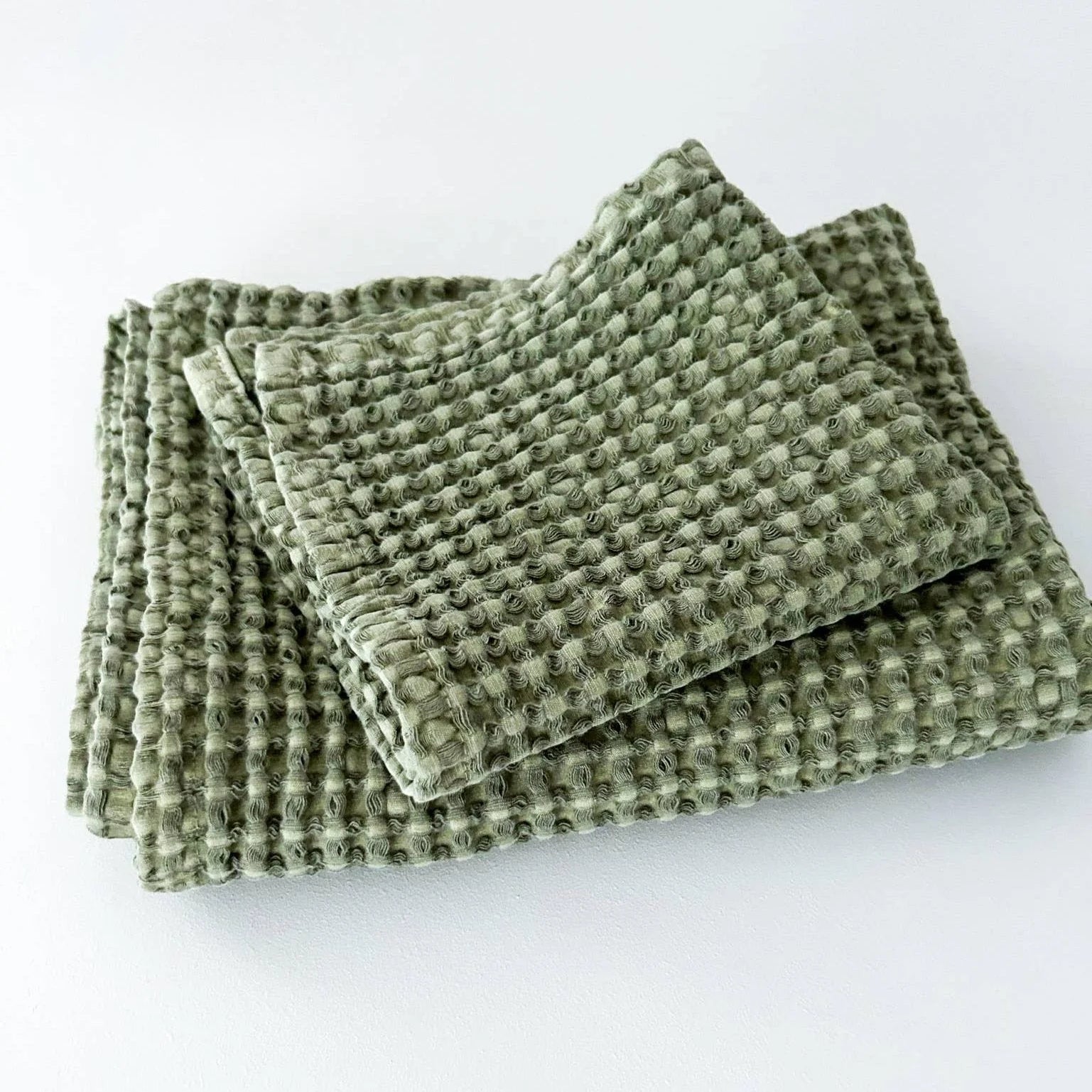 MODERNISM Waffle Hand Towel Set Of 2 - 100% cotton - 70 x 50 cm