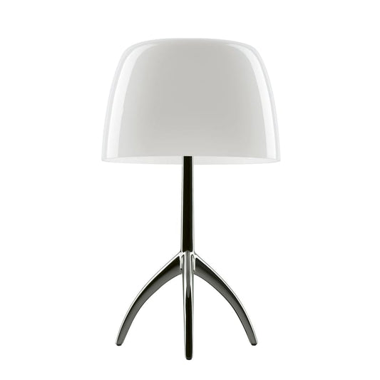 Space Table Lamp - Chrome/White