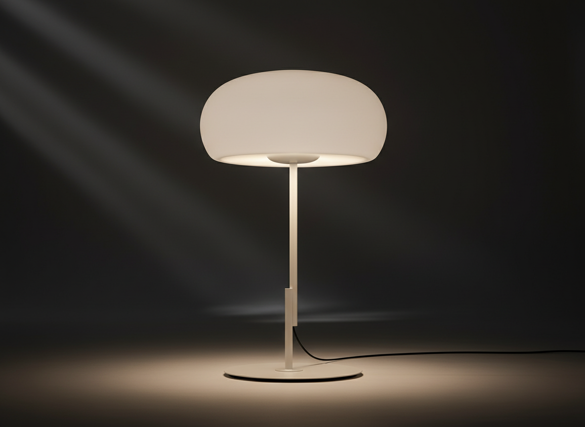 Ravello Table Lamp - Opal Glass - 54cm